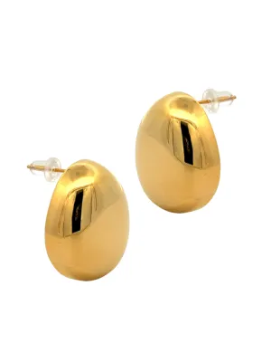 Par Arete Ovalado Grueso