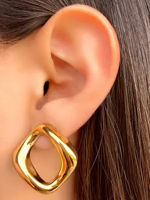 Par Arete Rombo Abierto Ondulado