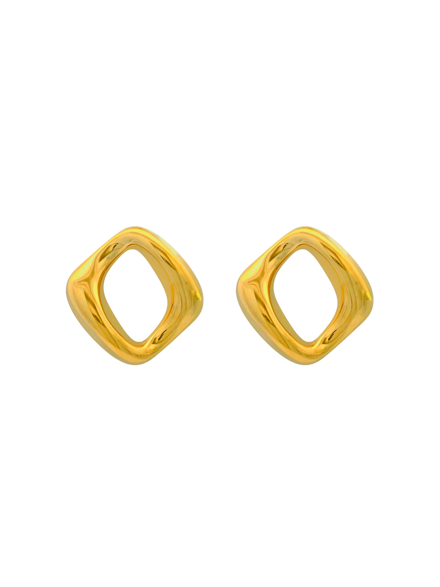 Par Arete Rombo Abierto Ondulado