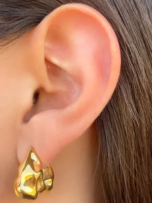 Par Arracada Forma Irregular