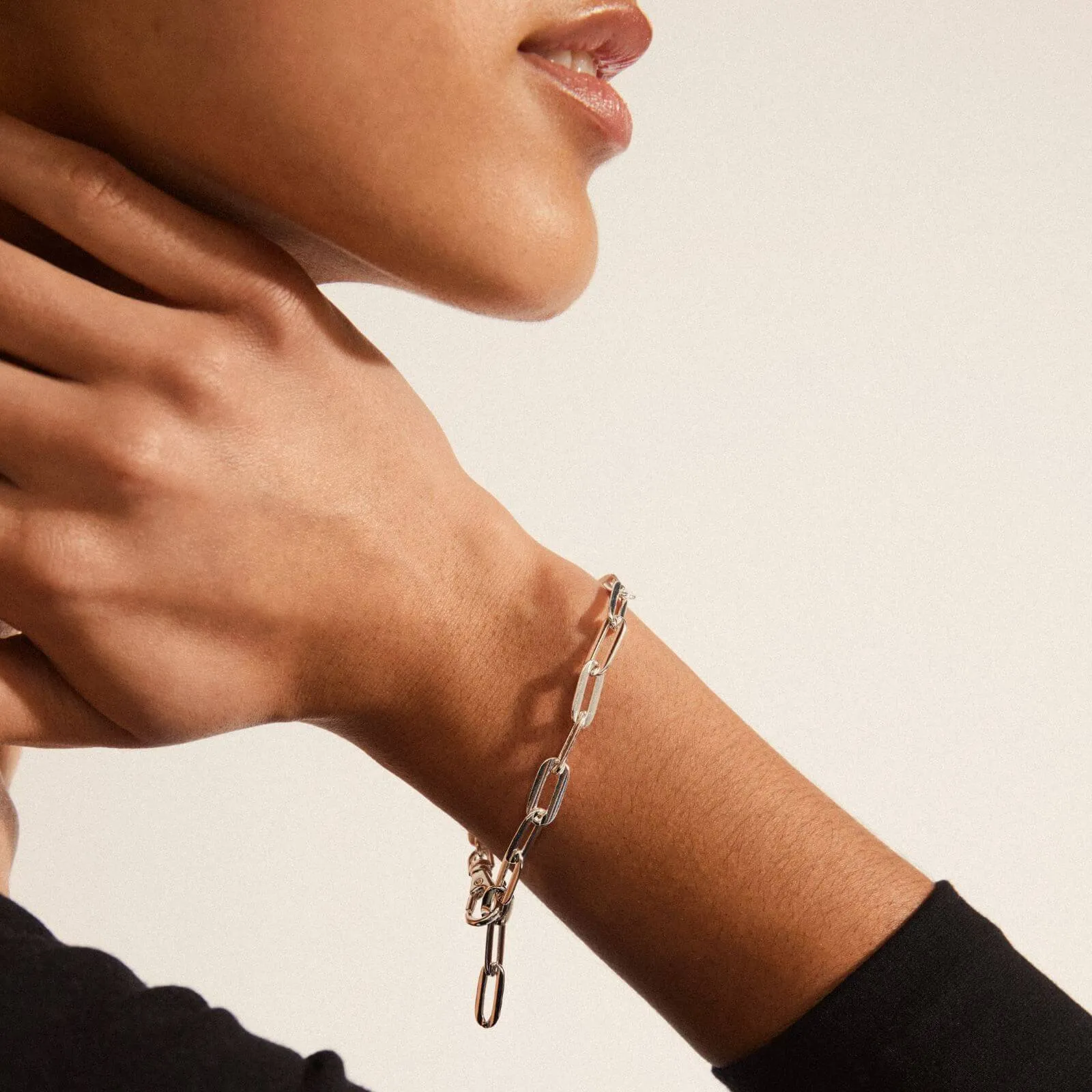 Pilgrim Kindness Cable Chain Silver Bracelet