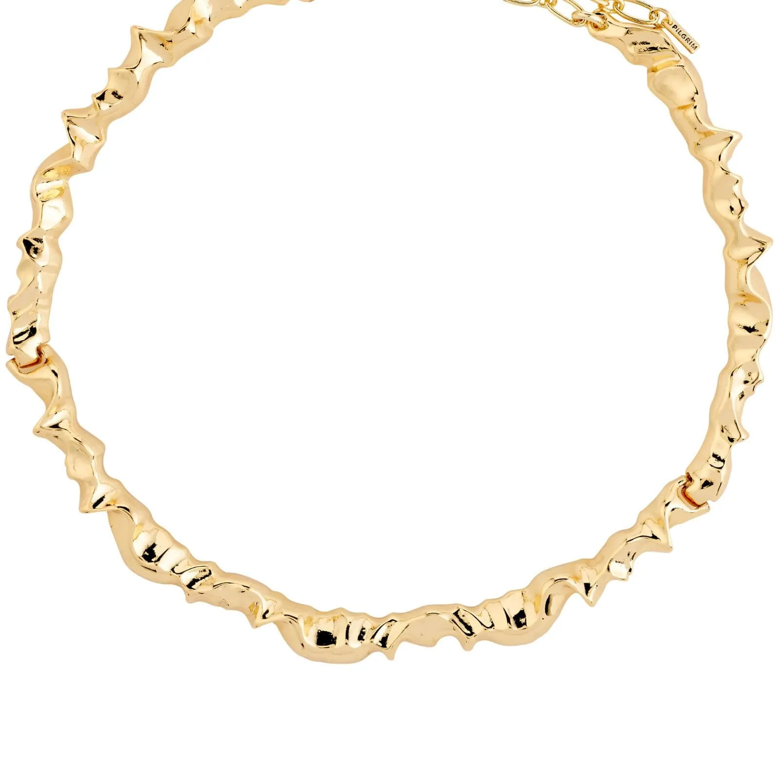 Pilgrim Sunset Gold Chunky Necklace