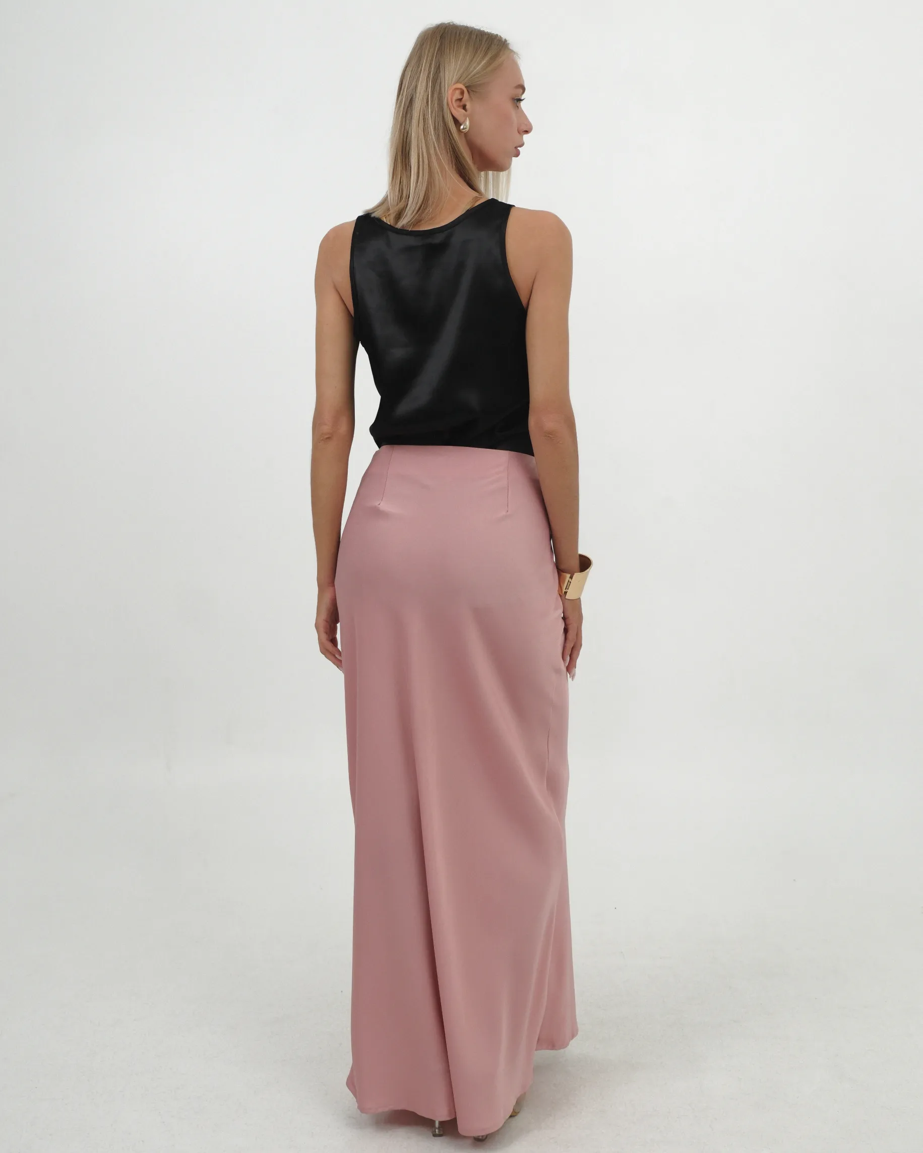 PINK LONG SKIRT
