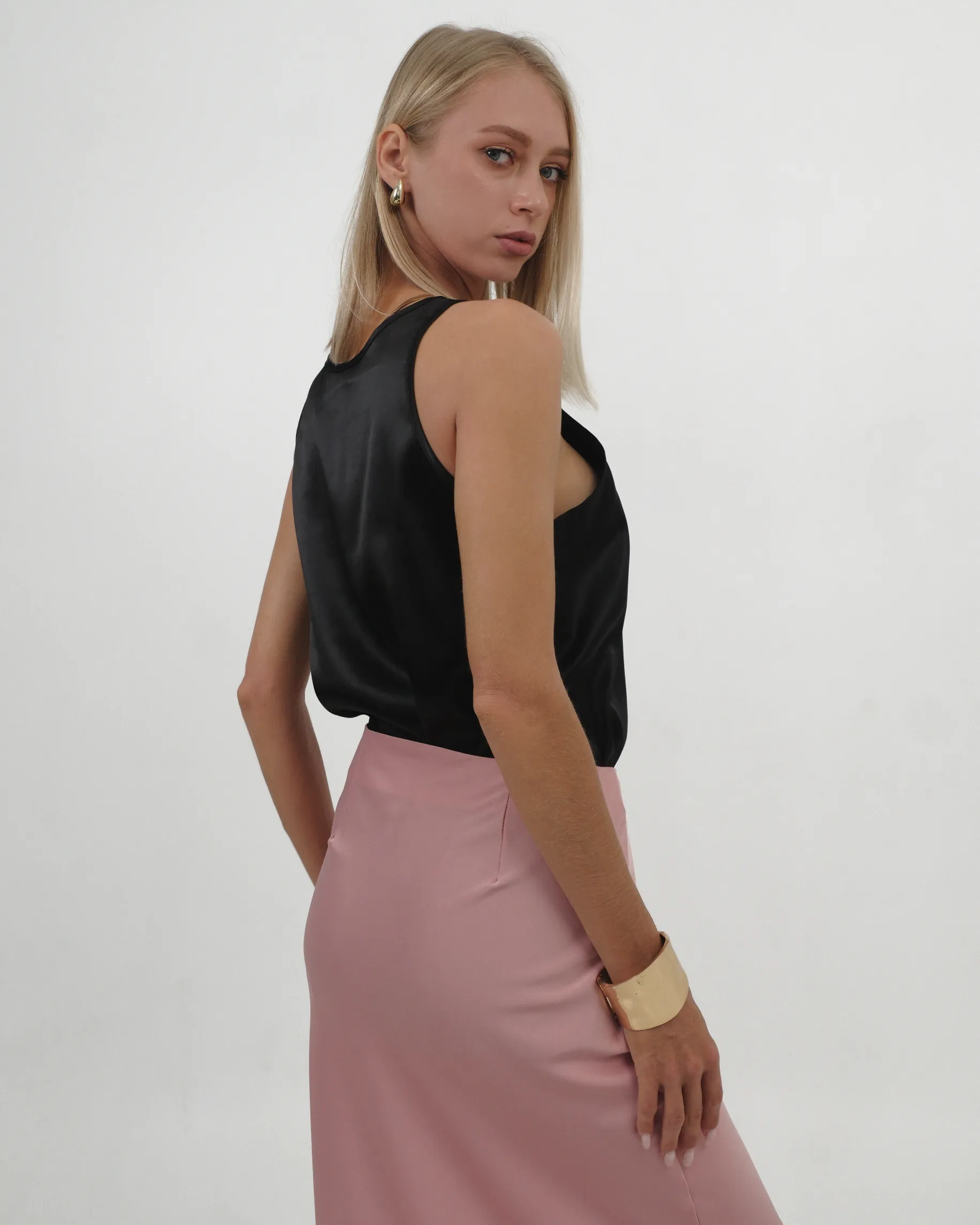 PINK LONG SKIRT