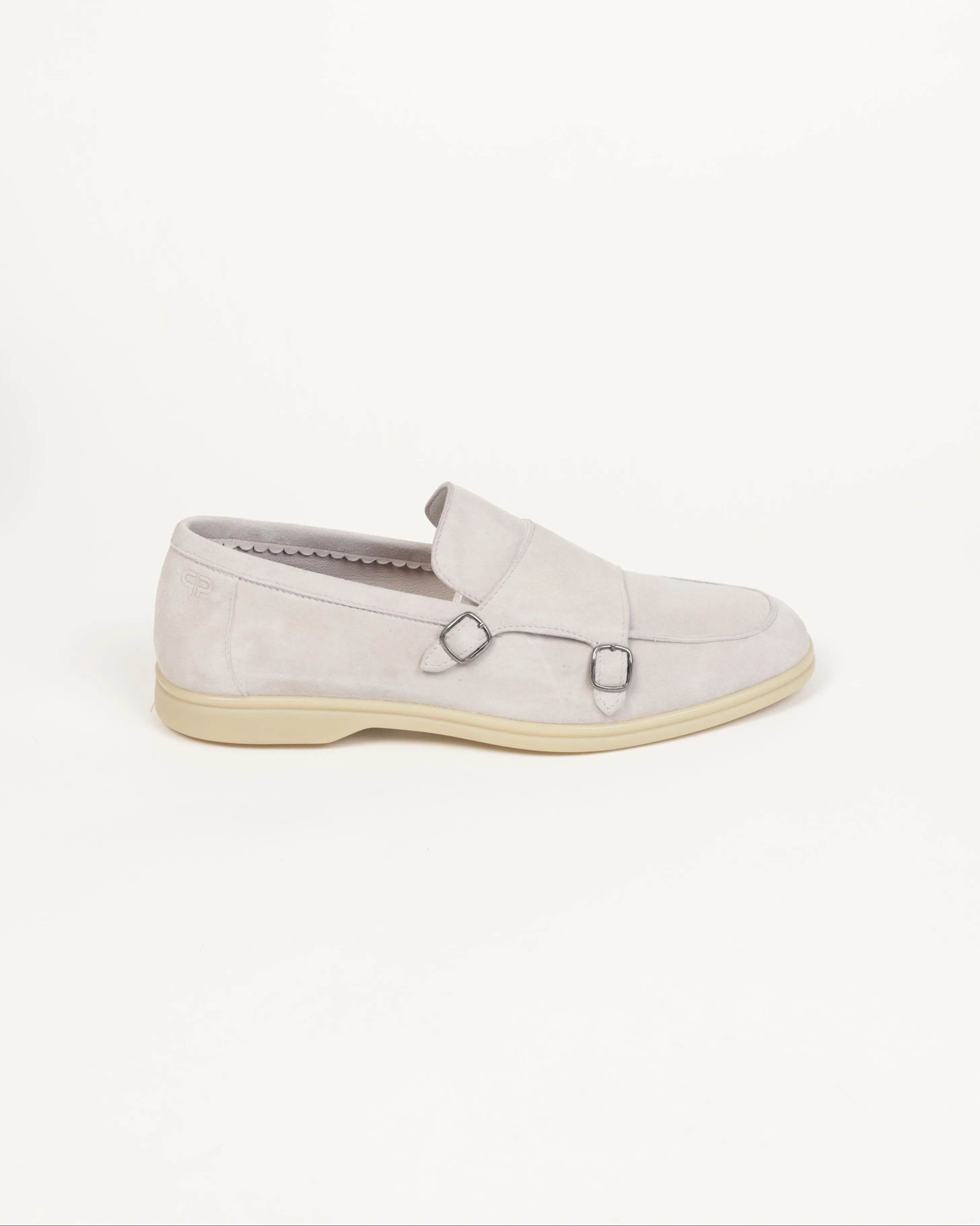 PS-U5338 SMV Loafer MONK - Velour Grey