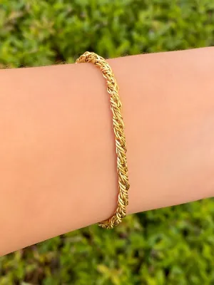 Pulsera Gruesa Chunky Torcida