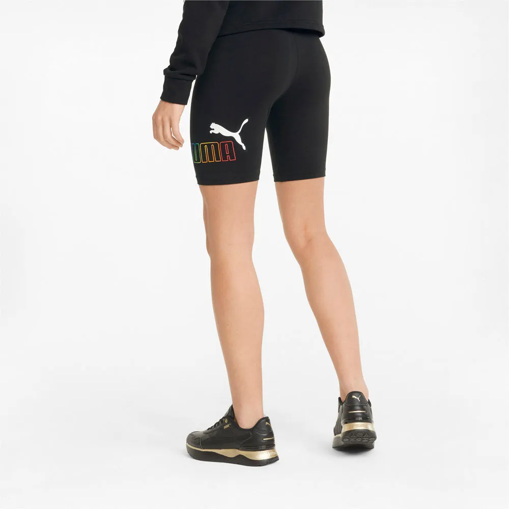 Puma Womens Ess  Rainbow Short Leggings