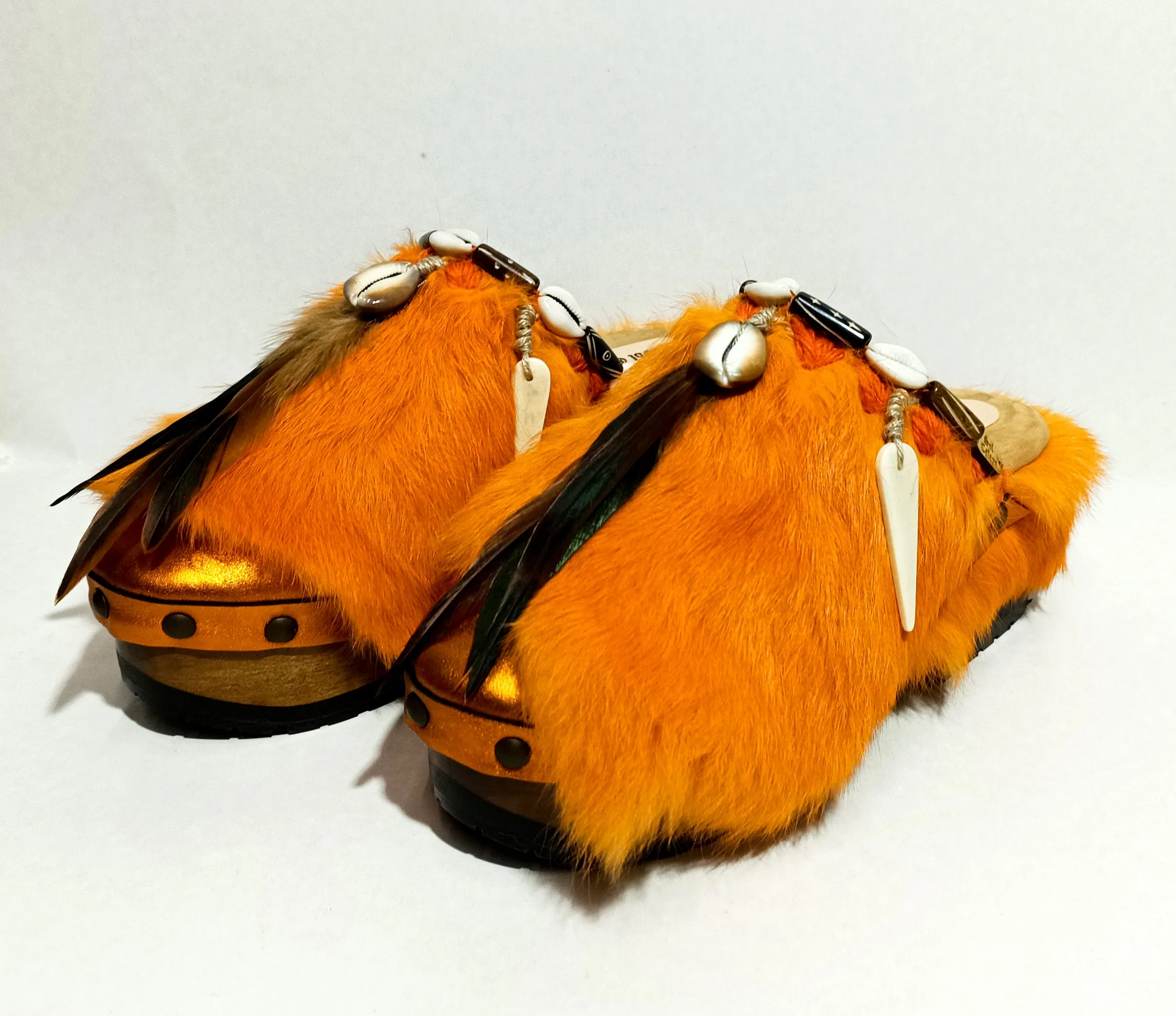 Queen Viking  Clogs XS Orange