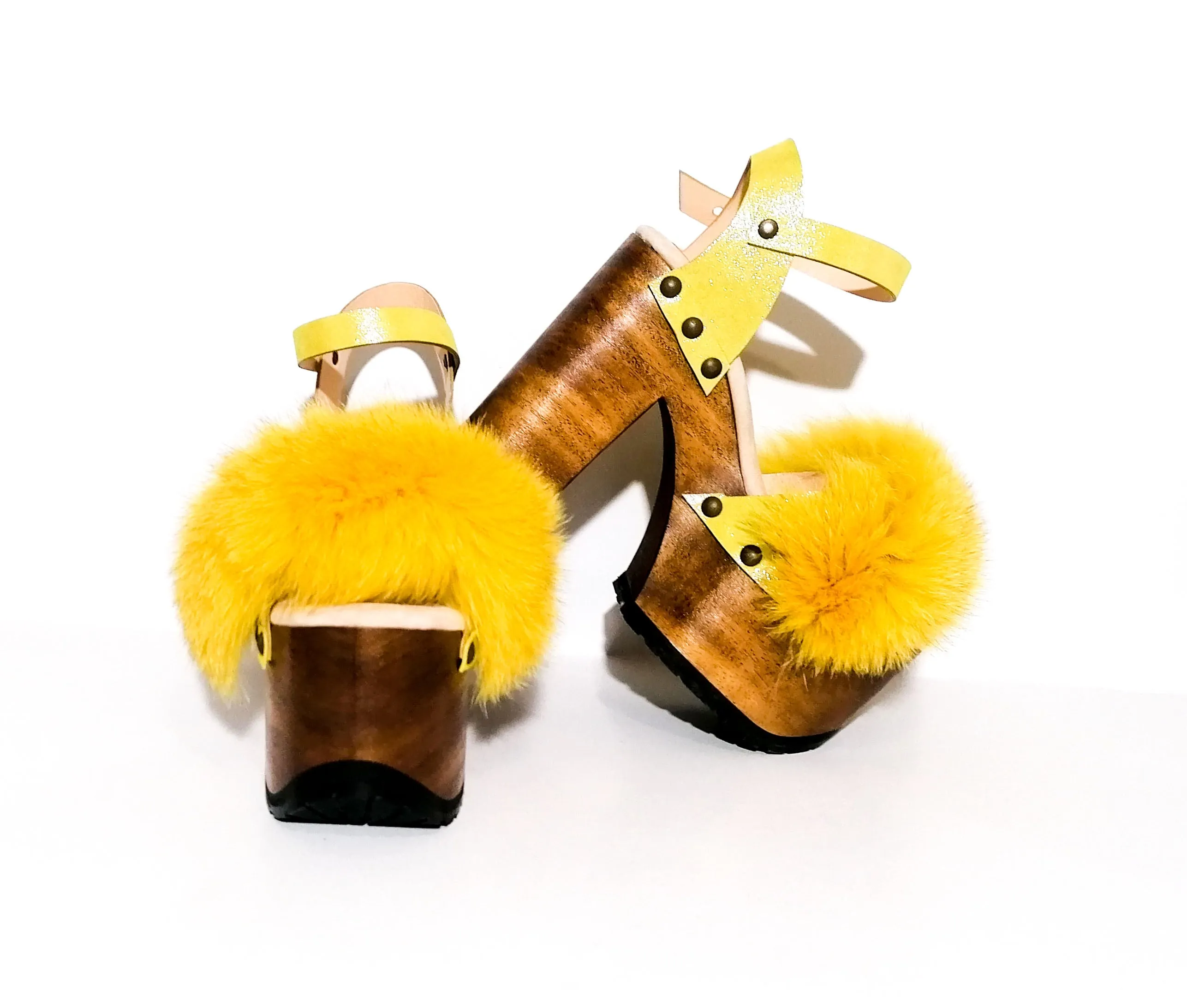 Queen Yellow Sandals