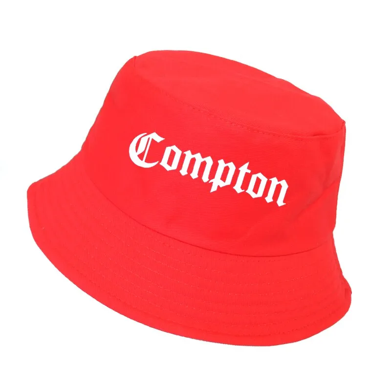 "COMPTON" Chapeau Bob Blanc Imprimé - URB1™