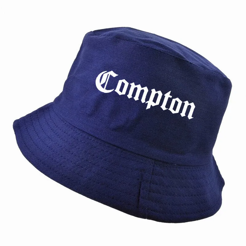 "COMPTON" Chapeau Bob Blanc Imprimé - URB1™