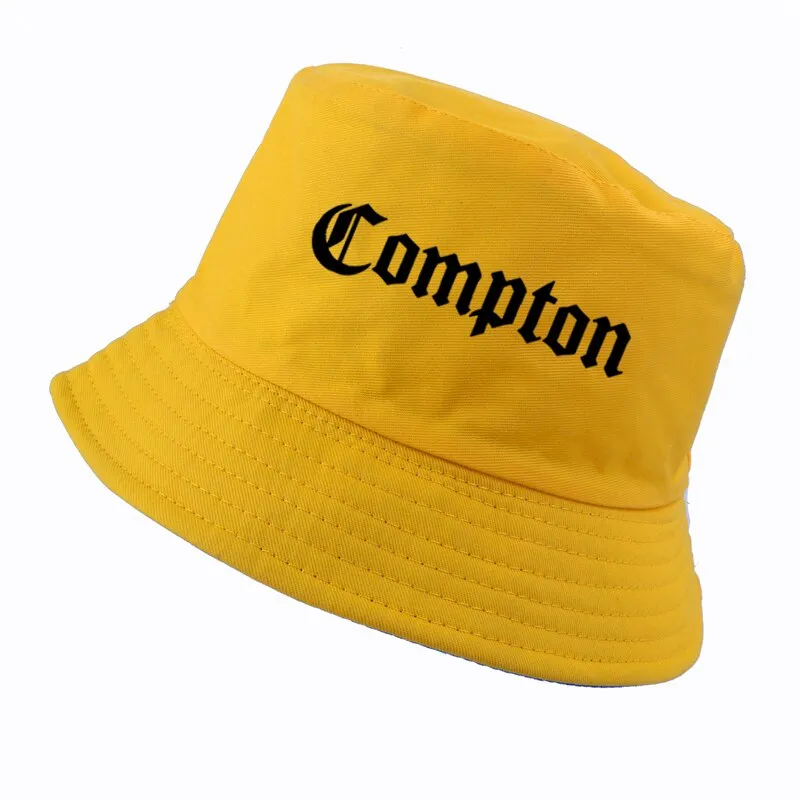 "COMPTON" Chapeau Bob Blanc Imprimé - URB1™