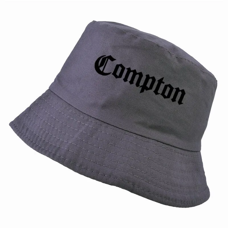 "COMPTON" Chapeau Bob Blanc Imprimé - URB1™