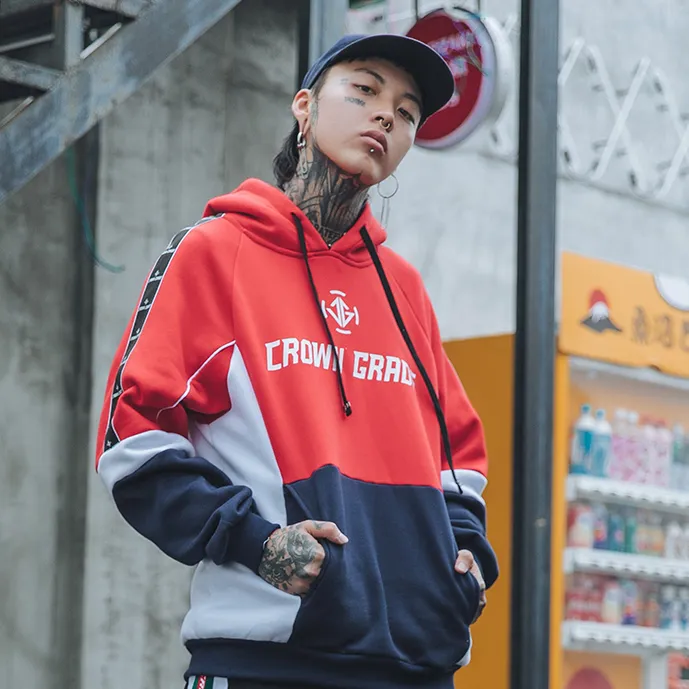 "CROWN GRADE" Sweat-shirt Hoodie à capuche Vert - URB1™
