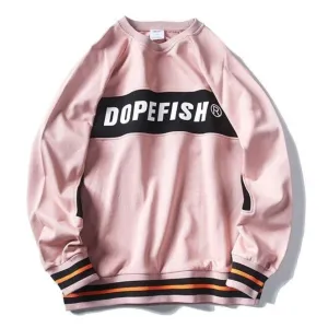 "DOPEFISH" Sweatshirt Crewneck Rose - URB1™