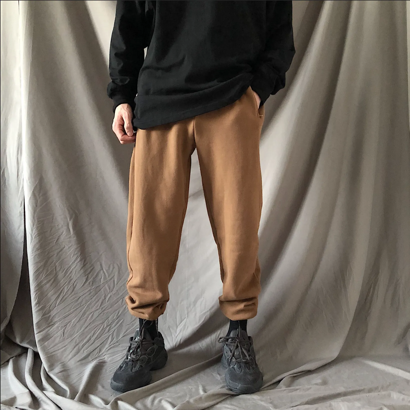 "ESSENTIAL" Pantalon de Jogging Sweet Pants Noir - URB1™