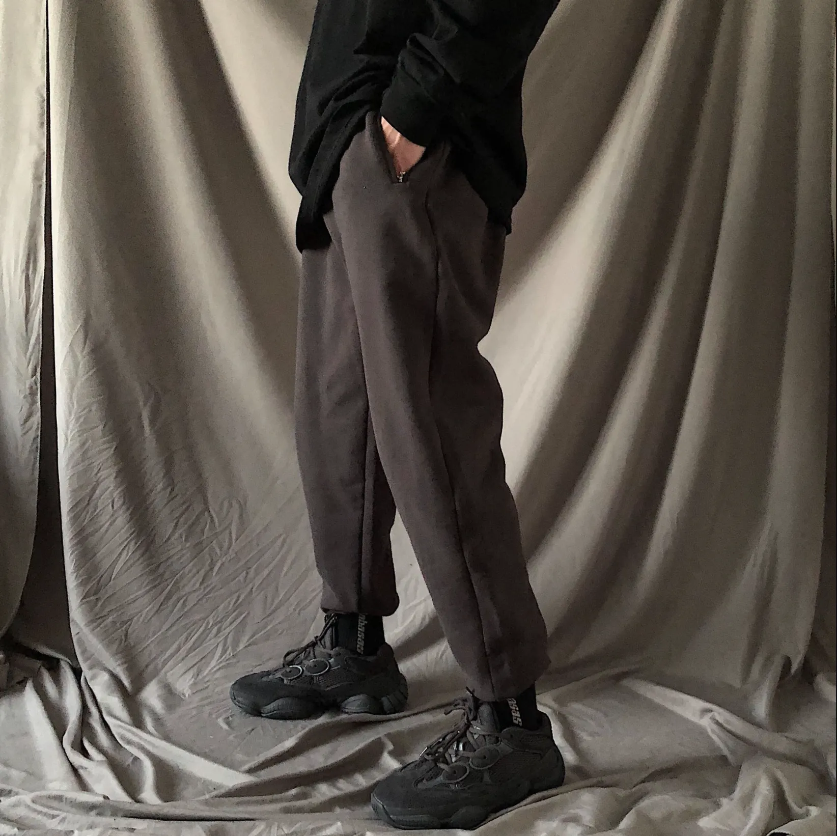 "ESSENTIAL" Pantalon de Jogging Sweet Pants Noir - URB1™