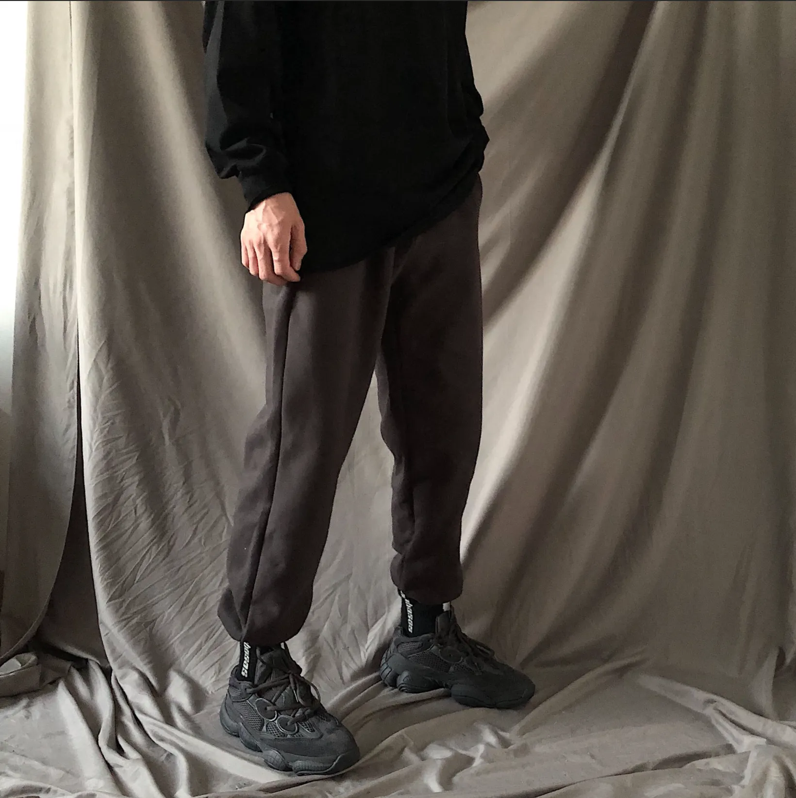"ESSENTIAL" Pantalon de Jogging Sweet Pants Noir - URB1™