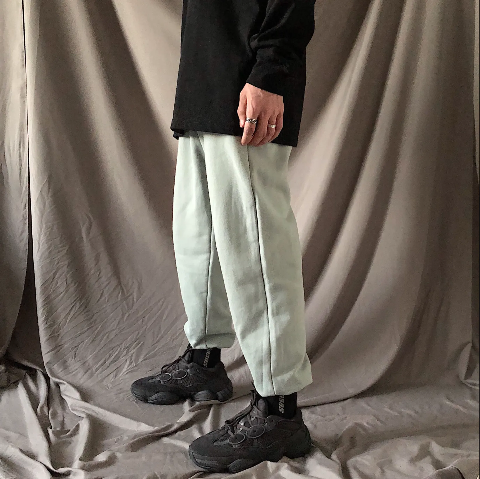 "ESSENTIAL" Pantalon de Jogging Sweet Pants Noir - URB1™