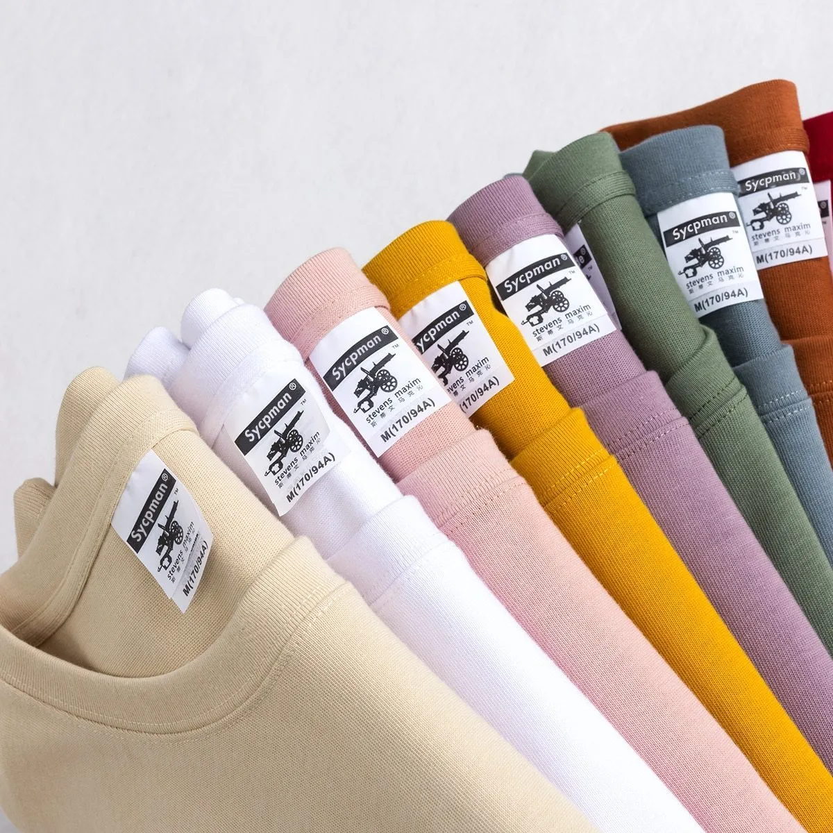 "ESSENTIAL" T-SHIRT BASIQUE UNI BEIGE STREETWEAR - URB1™