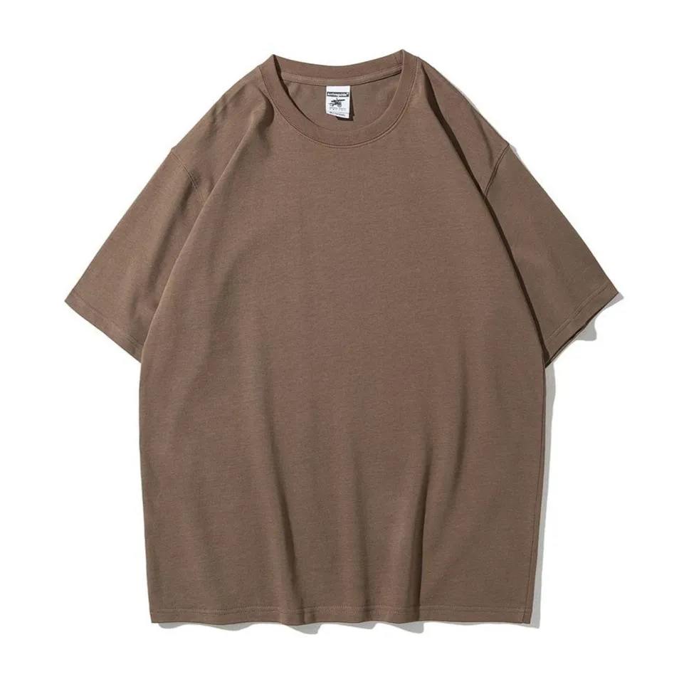 "ESSENTIAL" T-SHIRT BASIQUE UNI BEIGE STREETWEAR - URB1™