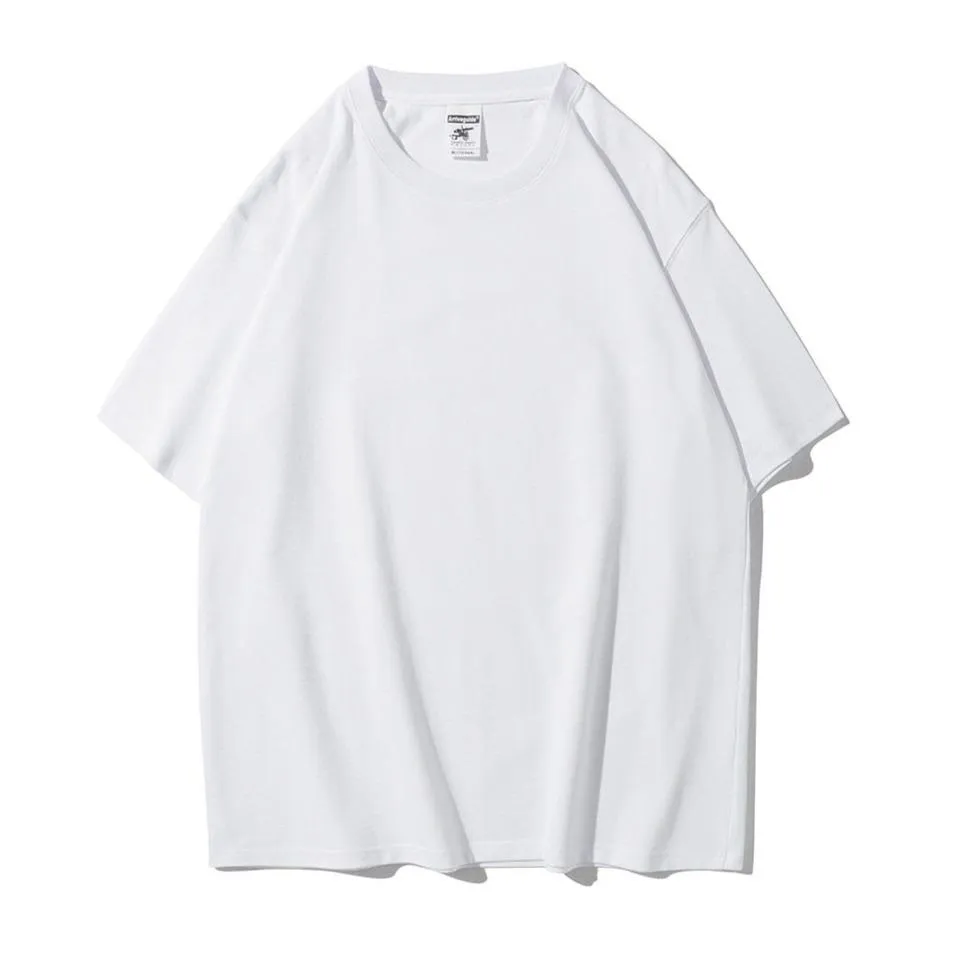 "ESSENTIAL" T-SHIRT BASIQUE UNI BLANC STREETWEAR - URB1™