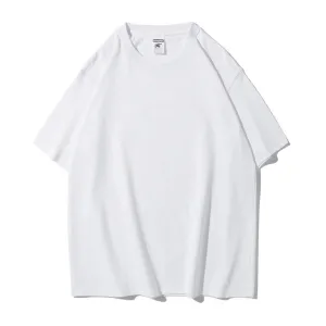 "ESSENTIAL" T-SHIRT BASIQUE UNI BLANC STREETWEAR - URB1™