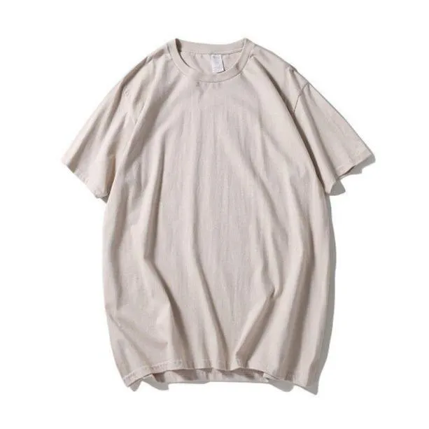 "ESSENTIAL" T-SHIRT BASIQUE UNI JAUNE STREETWEAR - URB1™