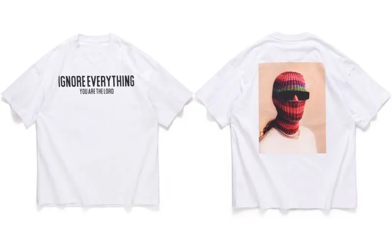"EVERYTHING" T-shirt Oversize Imprimé Streetwear - URB1™
