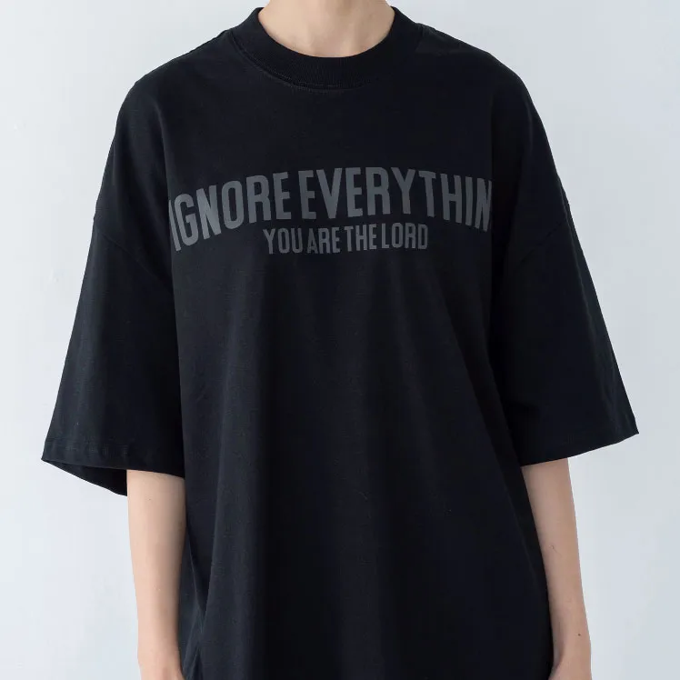 "EVERYTHING" T-shirt Oversize Imprimé Streetwear - URB1™