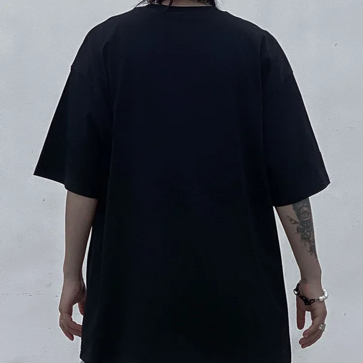 "IDEAL" T-shirt Oversize Gris Imprimé - URB1™