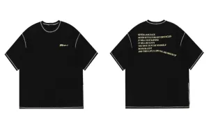 "MIUI-T" T-shirt Oversize Beige Imprimé - URB1™