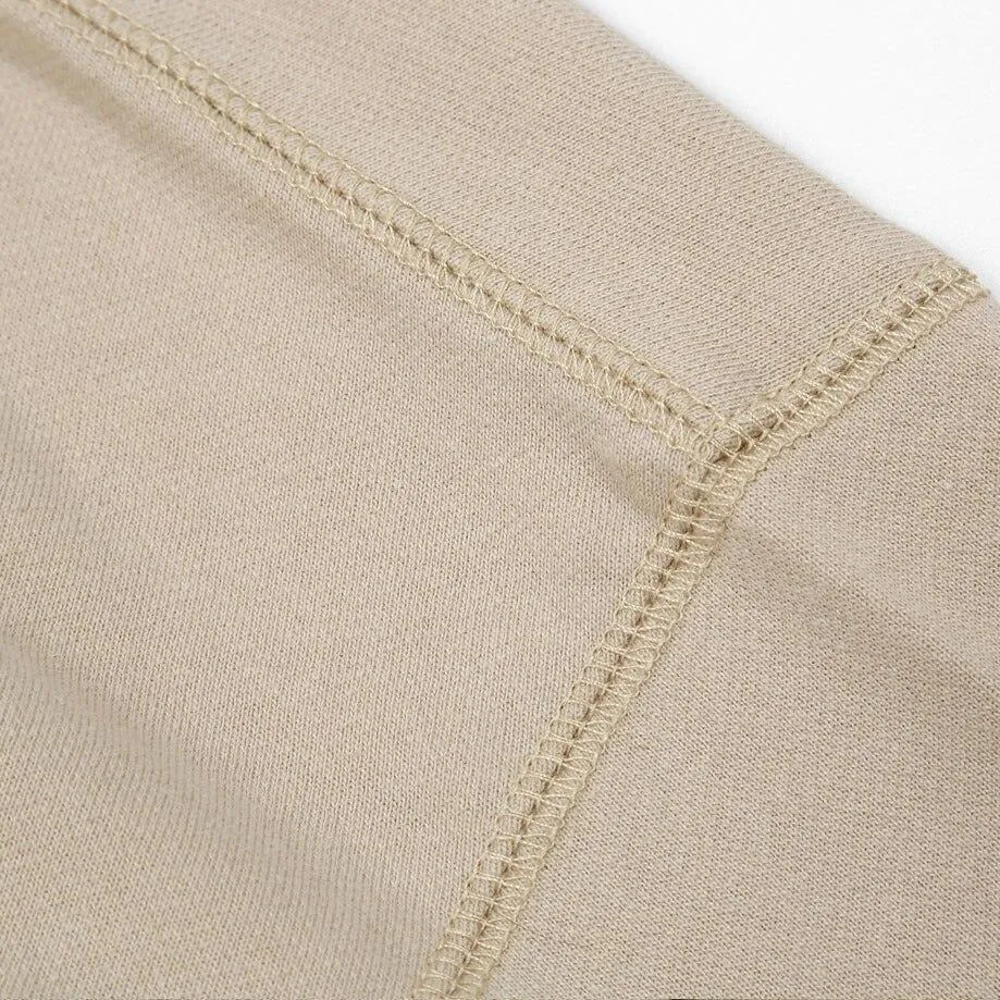 "MIUI-T" T-shirt Oversize Beige Imprimé - URB1™