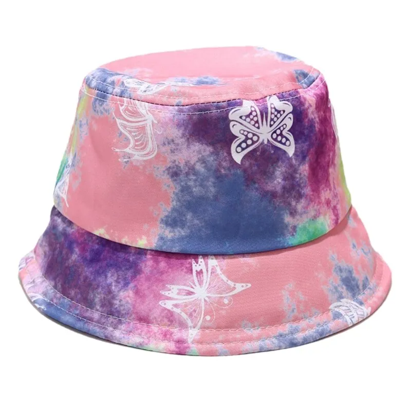 "NUAGES" Chapeau Bob Bleu et Blanc Imprimé - URB1™