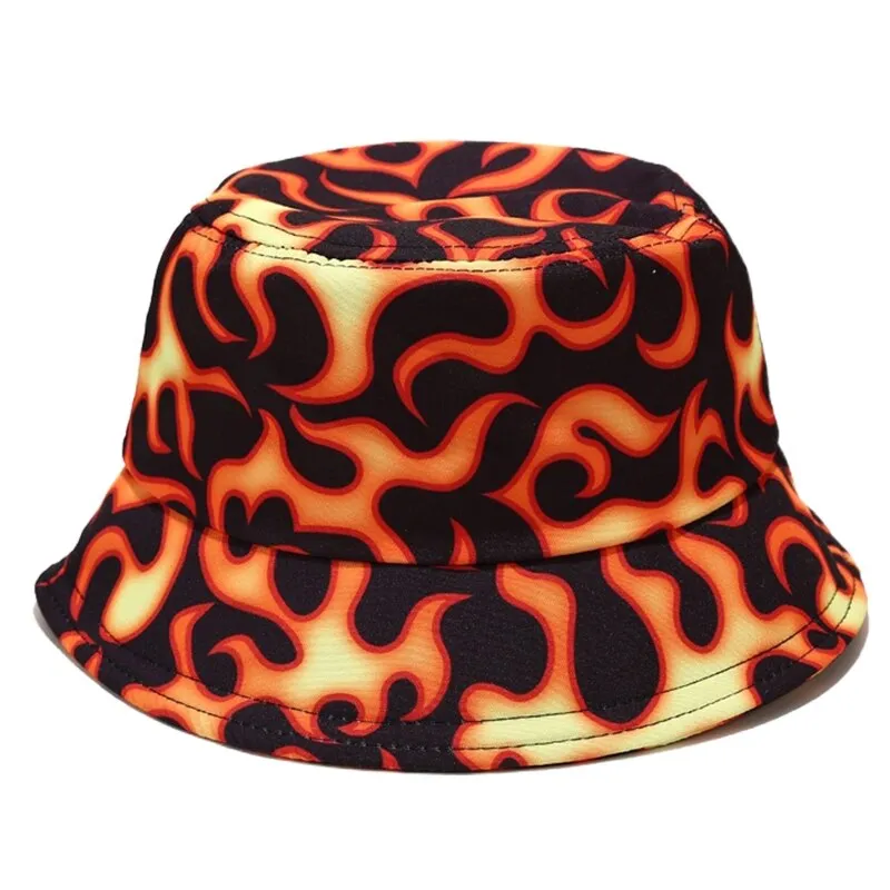 "NUAGES" Chapeau Bob Bleu et Blanc Imprimé - URB1™