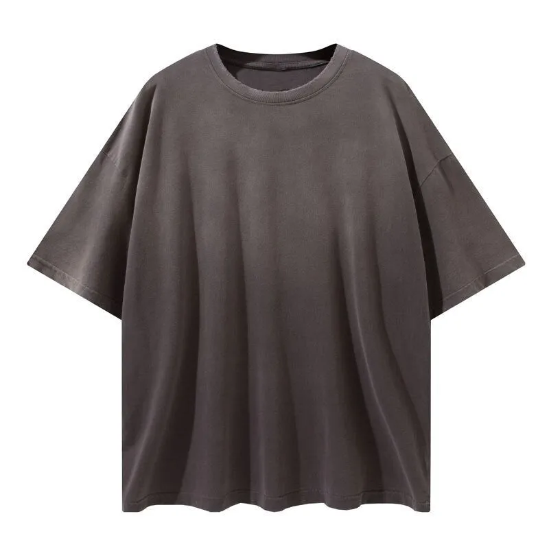 "Tie and dye" T-shirt Oversize Streetwear Rouge - URB1™