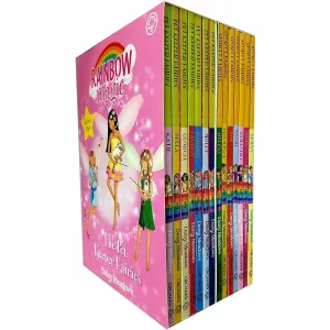 Rainbow magic series pet keeper and sporty fairies collection 14 books set