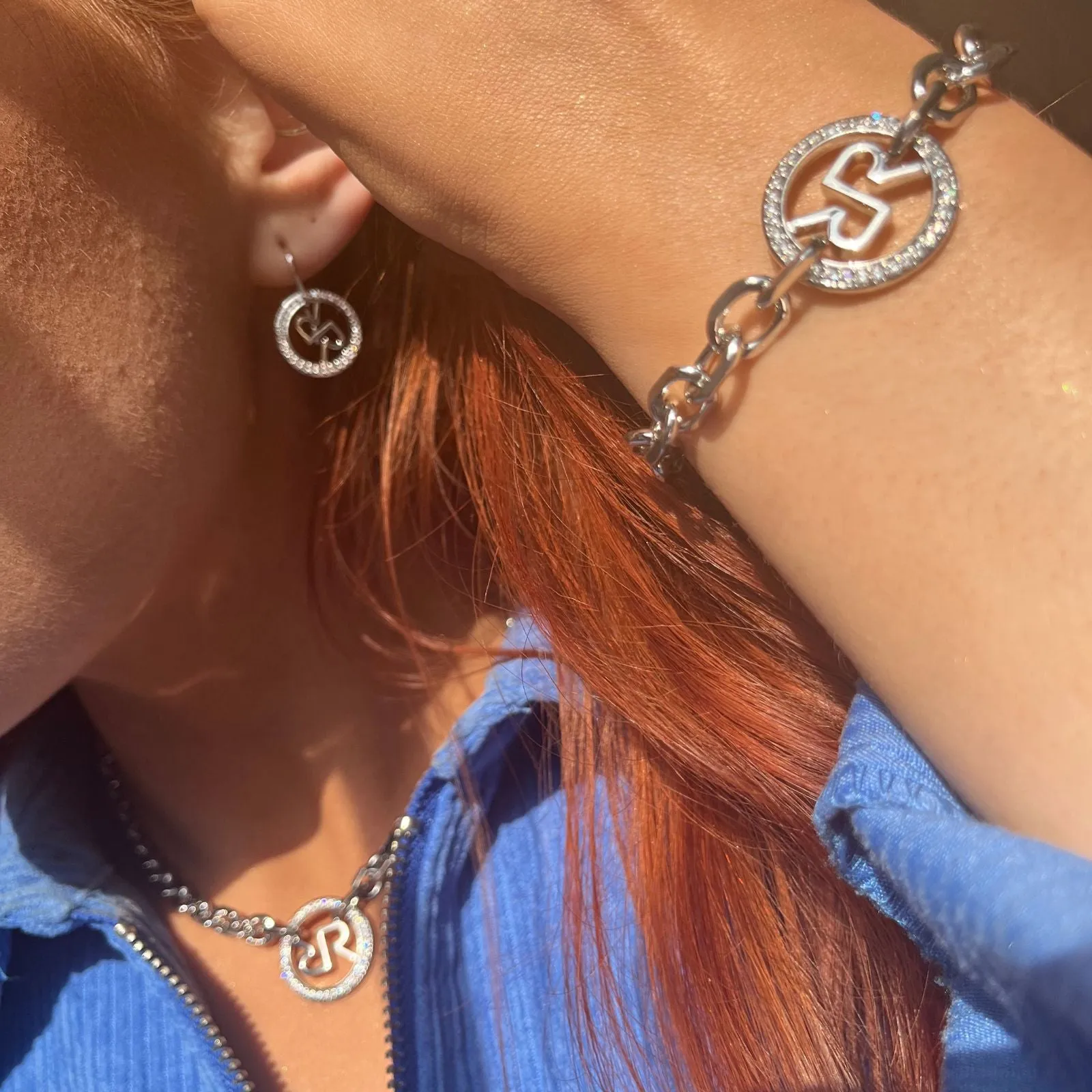 Rebecca Icon Silver Chunky Link Bracelet