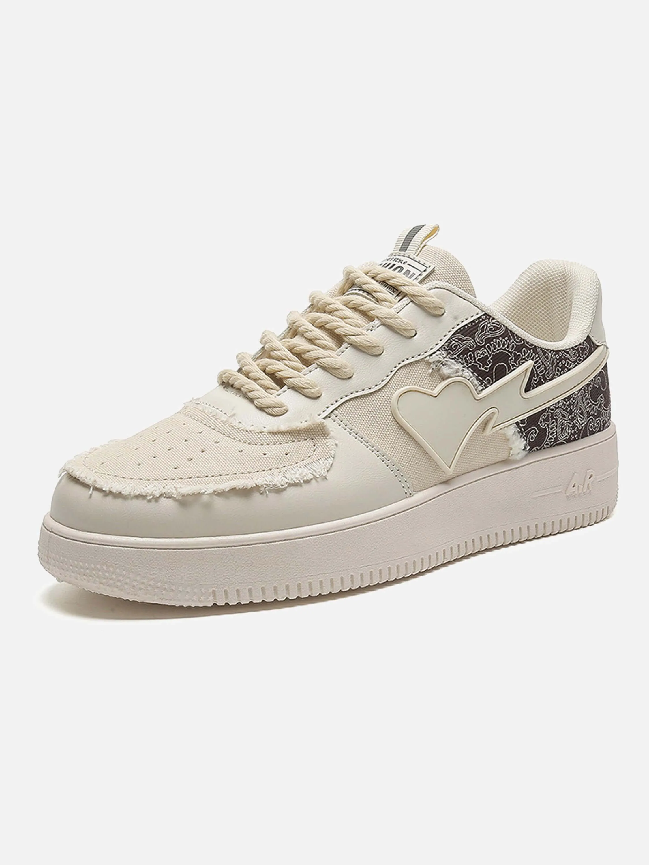 Retro High Street Men's Low Top Skate Casual Shoes