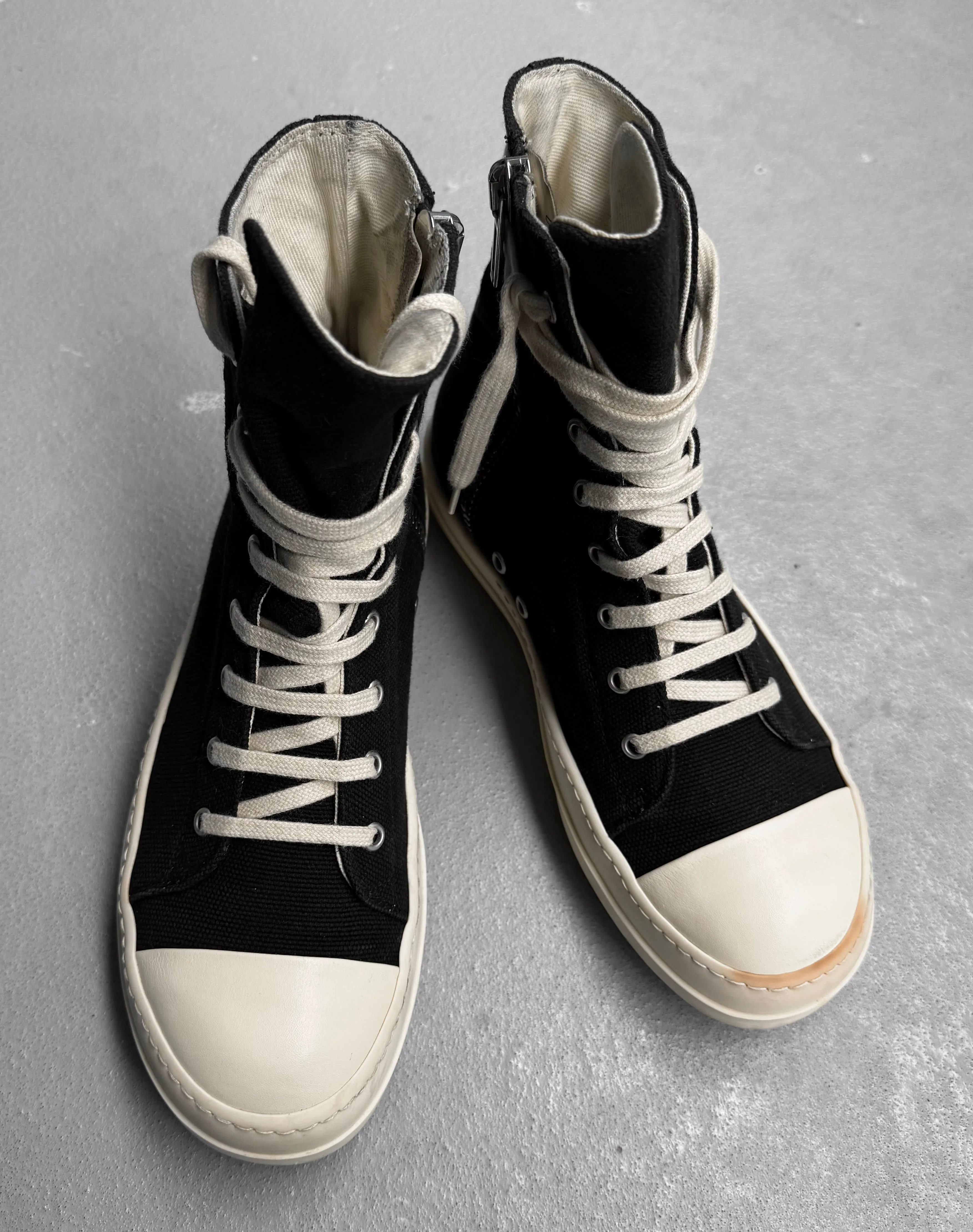 Rick Owens DRKSHDW AW15 “SPHINX” Canvas Ramones Sneakers