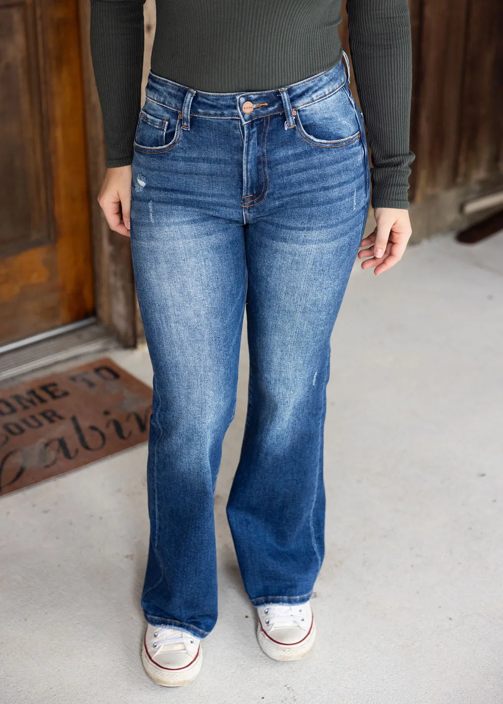 Risen Gigi Ankle Flare Jeans