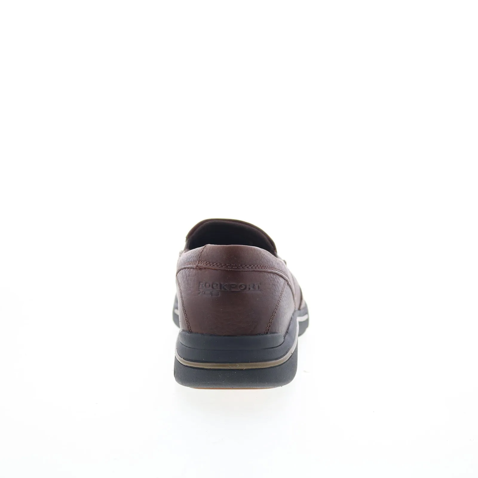 Rockport Eberdon K71229 Mens Brown Wide Loafers & Slip Ons Casual Shoes