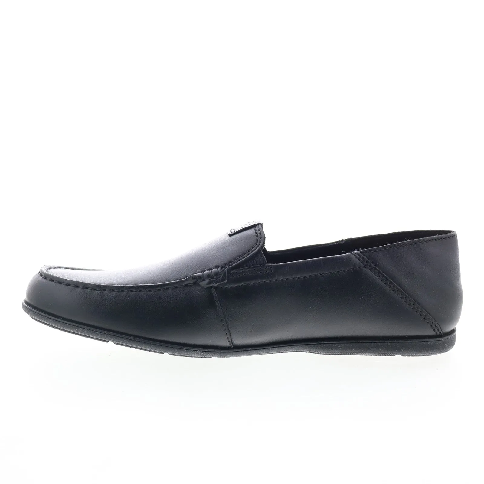 Rockport Malcom Step Back Mens Black Wide Loafers & Slip Ons Casual Shoes