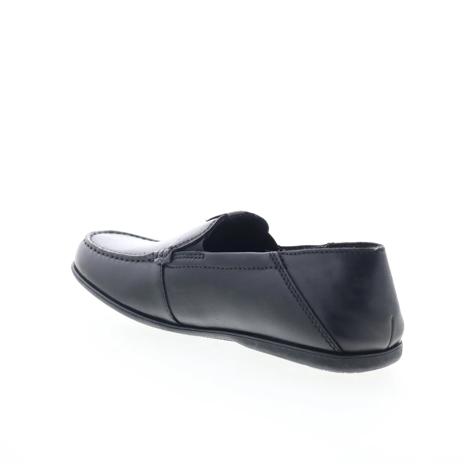 Rockport Malcom Step Back Mens Black Wide Loafers & Slip Ons Casual Shoes