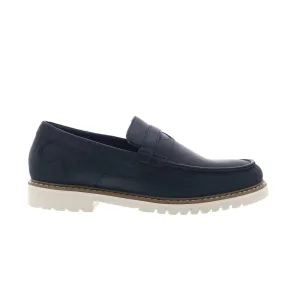 Rockport Maverick Penny CJ3842 Mens Blue Wide Loafers & Slip Ons Penny Shoes