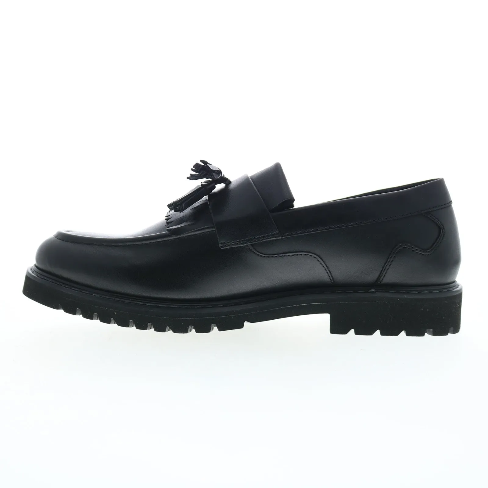 Rockport Maverick Tassel Mens Black Wide Loafers & Slip Ons Casual Shoes