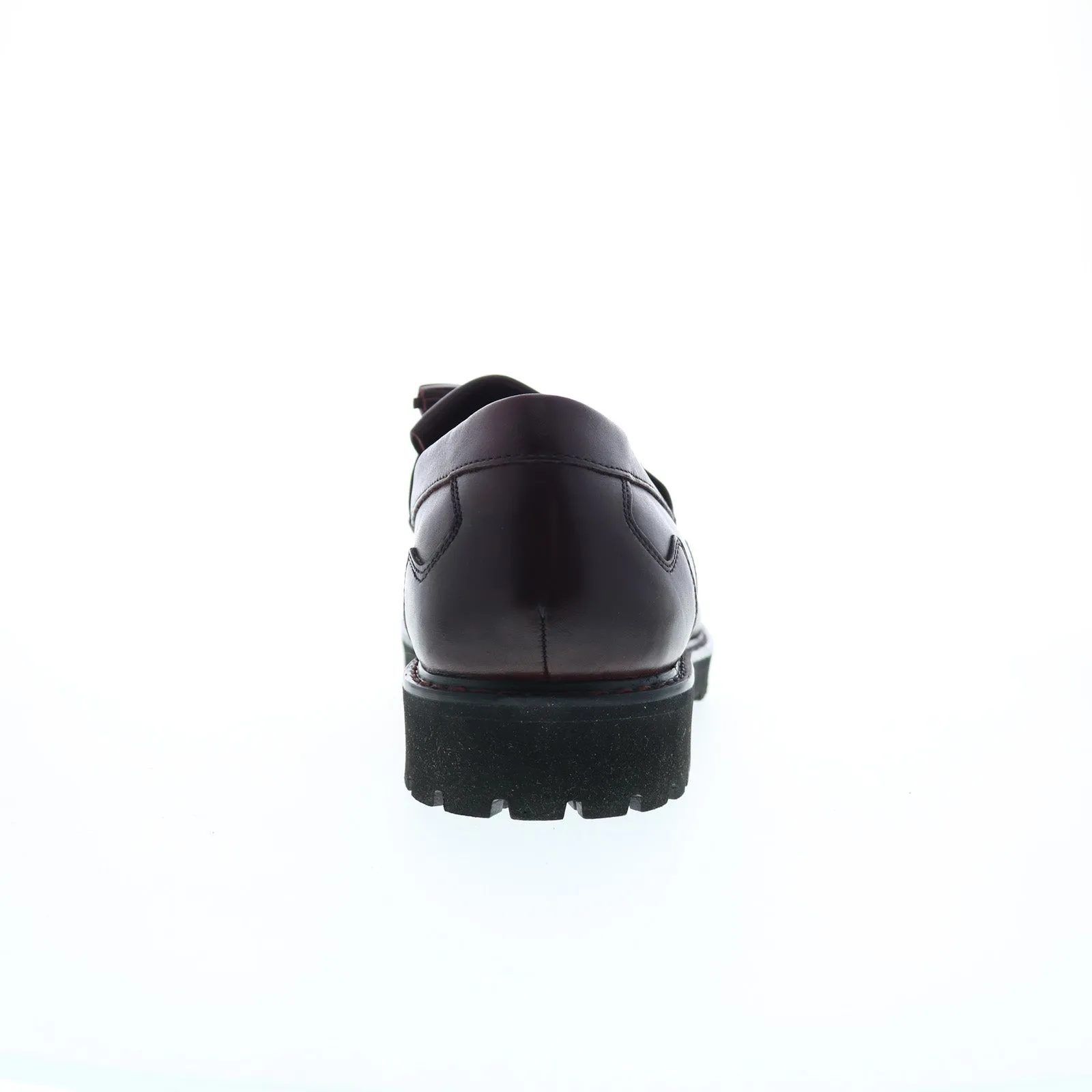 Rockport Maverick Tassel Mens Burgundy Wide Loafers Casual Shoes