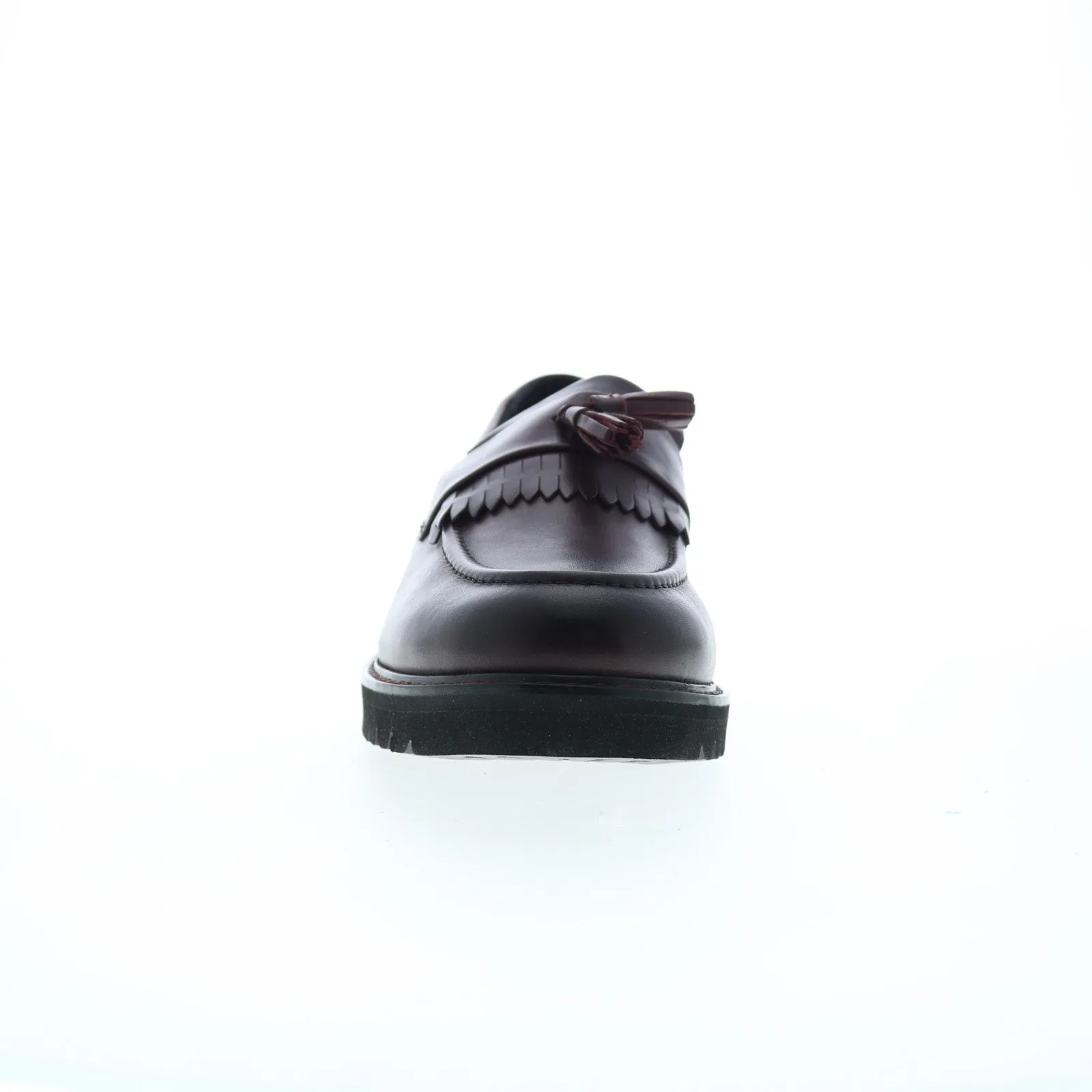 Rockport Maverick Tassel Mens Burgundy Wide Loafers Casual Shoes