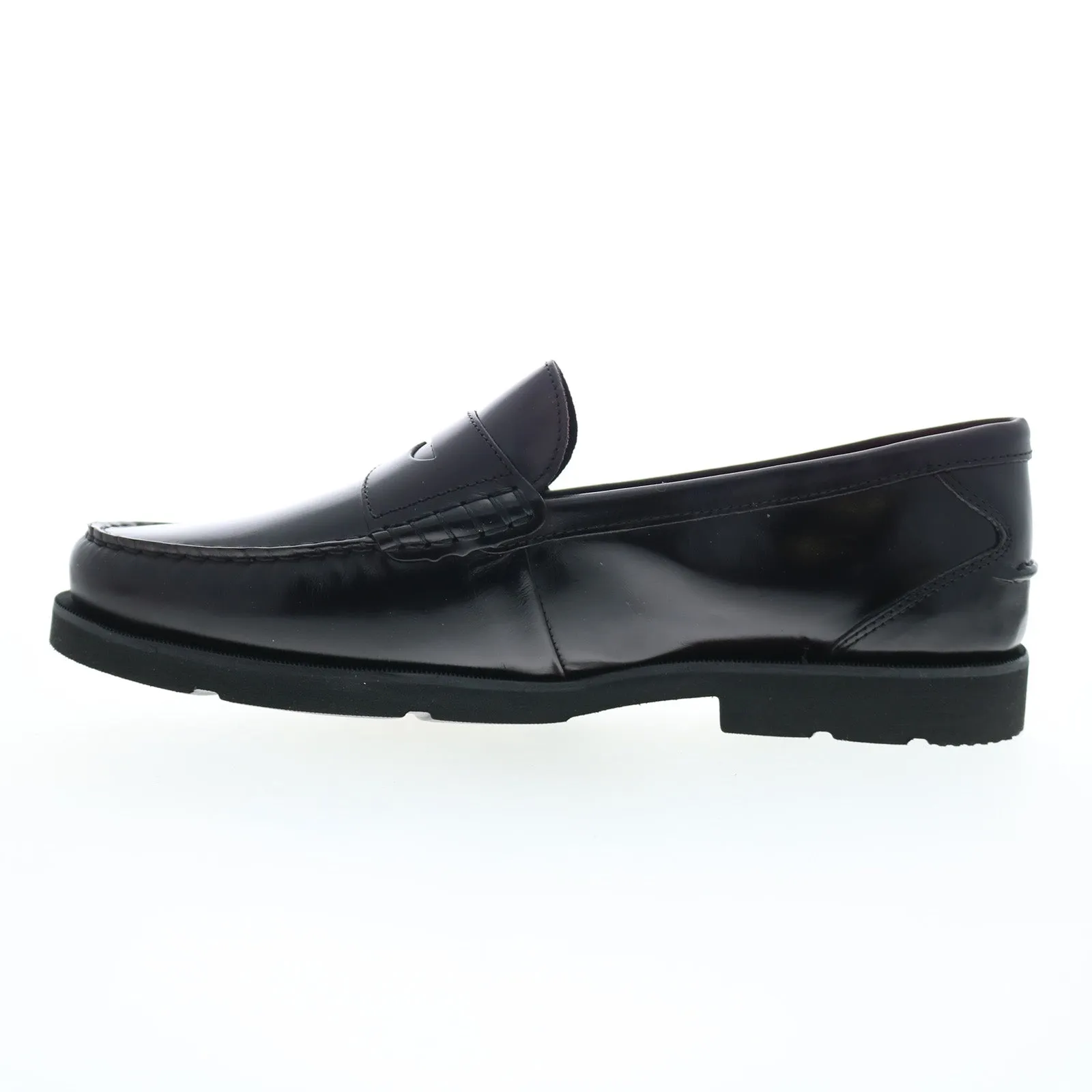 Rockport Modern Prep Penny Mens Black Wide Loafers & Slip Ons Penny Shoes