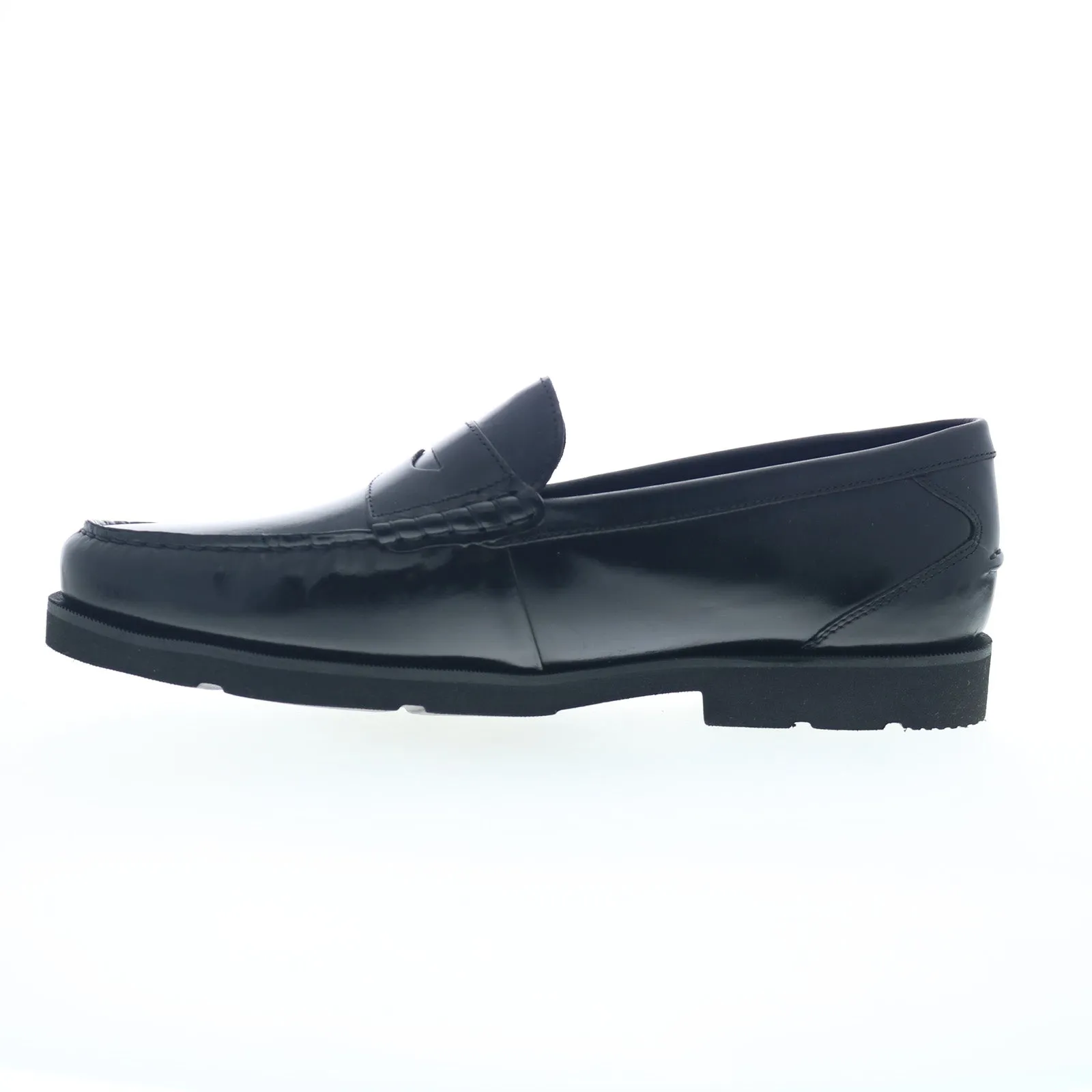 Rockport Modern Prep Penny Mens Black Wide Loafers & Slip Ons Penny Shoes